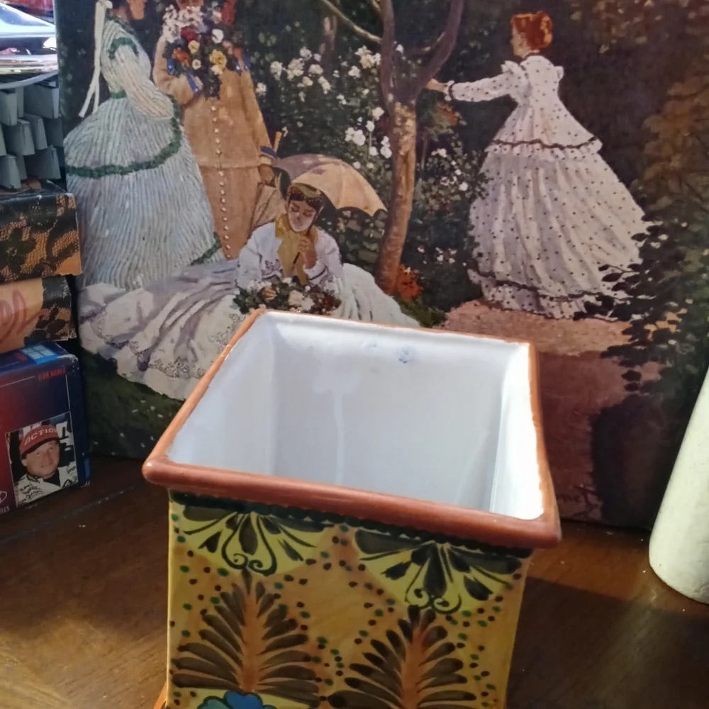 🏤Pedro Alba Artisan Mexico Talavera Vintage Ceramic Pottery,Nice Gift.🎁 🇲🇽 - Picture 3 of 14